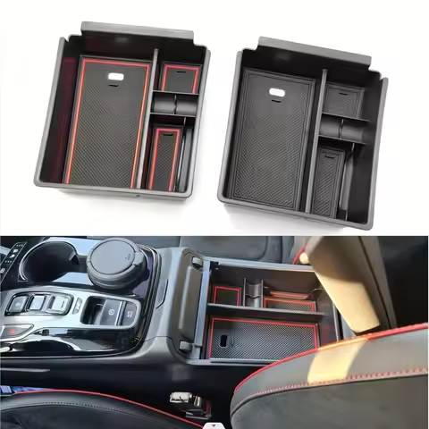 For Hyundai Tucson NX4 Santa Cruz 2021-2023 Car Interior Accessories Car Central Armrest Box Storage