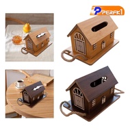 [Perfk1] Toilet Paper Holder with Wooden Shelf, Towel Rack for Bathroom, Hotel Room, Kitchen