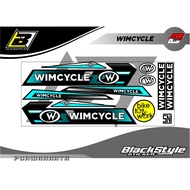 / STICKER ALL WIM BIKES VARIATION BIKE STICKER POLET ALL BICYCLE STRIPING WIM-CYCLE MOTIF STRIPING L