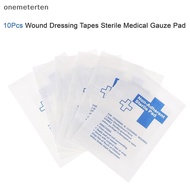 ont  10Pcs Waterproof Gauze Pad Non-adherent Pad First Aid Kit Wound Dressing Tapes Sterile Medical 