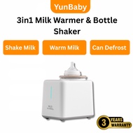 YunBaby F29 3-in-1 Automatic Milk Shaker & Warmer | Anti-Colic No Bubbles | Precise Temp  | Defrost 