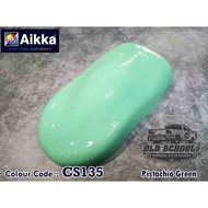 AIKKA CS135 PISTACHIO GREEN OLD SCHOOL SUPREME SOLID COLOUR 2K CAR PAINT