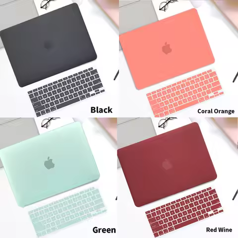 Frosted Hard Shell Laptop Case For MacBook 12 13 14 15 16 inch Air Pro 13 Modle A2338 A2337 2021 New
