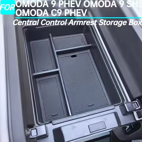 Car Central Control Armrest Storage Box for OMODA 9 PHEV OMODA 9 SHS OMODA C9 PHEV Interior Accessor