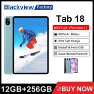 Blackview Tab 18 Tablet 12 inch 8GB12GB 256GB 8800mAh Battery 16MP 2.4K FHD+ Display Widevine L1 MTK Helio G99 33W