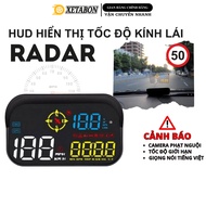 HUD displays car speed OBD GPS radar warning