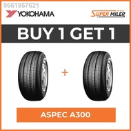 (hot) 2pcs YOKOHAMA 205/65R15 A300 ASPEC 94S Car Tires