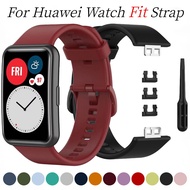 Sports Silicone Strap for Huawei Watch Fit Smart Watch Wristband Correa for Huawei Watch Fit Bracelet Watchband Accessories