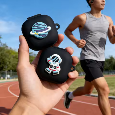 Flower Keychian Case for JBL LIVE PRO+/ PRO2/ /W300 /Vibe 300 /WAVE FLEX2 /C260 /Free 2 /T280TWSX2 C