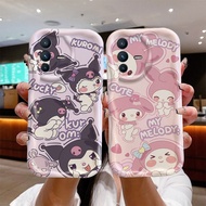 cute Kuromi My Melody casing oppo r15 a1 a98 f23 f9 a12i a7i a5s a11k f17 pro RENO4 LITE A93 a94 4G 4F RENO 5F a52 A72 4G a7 a5s a12 a12s a57 a77s a55 a54 a1k a17 a16k a16e  a16