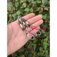 Pig Claw Fishing Hook From Degree: length 4.5cm, blade length 1.5cm, white 2mm stainless steel, with