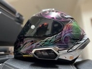 SHOEI  X-14 KUJAKU TC-10 孔雀彩繪 亮光變色彩繪