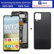 6.5 ''คุณภาพสูงสำหรับ Samsung A12 Nacho A127M A127F แอลซีดี A127U หน้าจอสัมผัส Digitizer ประกอบสำหรับ Samsung A127 LCD