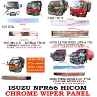 J124S04 CHROME WIPER PANEL HICOM 2.8 4.3 NPR66 1TON 3TON LORRY TRUCK AKSESORI