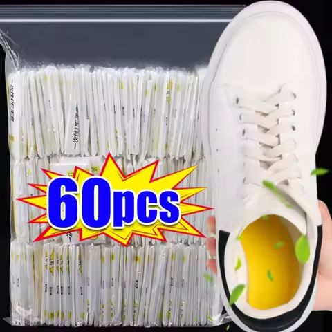 12-60pcs Shoes Odor Remover Deodorant Patch Lemon Athlete's Foot Soothing Insole Stickers Antibacter