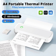Flashlabel A4 Thermal Printer, HD 300 dpi Photo Printer Wireless Inkless   Bluetooth Printing for St