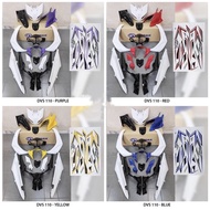 *[FREE STICKER] DEMAK DVS 110 PURPLE RED BLUE YELLOW COVER SET BODY CASE ORIGINAL