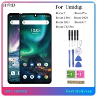100% Tested LCD Display For Umidigi A15T Bison 2020 2021Bison 2 Bison 2 Pro Bison GT Bison GT2 Bison