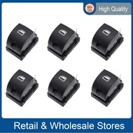 6Pcs Chrome Master Window Switch Control Button For Audi A3 8P A6 S6 RS6 C6 Q7 2004-2015 4F0959855B 
