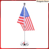 Table Runner Decoration Office Desk Small American Flag Stand Usa  hainesi