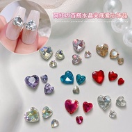 Nail Art Heart Diamond Jewelry Crystal Glass Pointed Bottom Diamond Large and Small Nail Symphony He