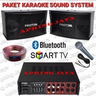 OS79Paket Karaoke Sound System PROTON 8 inch + Amplifier