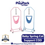 Playpark 7 Springs Baby Cradle with Stand