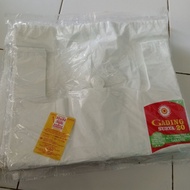 Gading Surya White Plastic Bags 50 Sheets - Durable, HDPE Plastic Packaging
