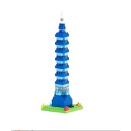 Miniature Building Blocks Taiwan Local Landscape Famous Taipei 101 W Toy Research Center
