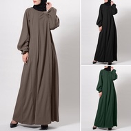 abaya plus size jubah plain dress Muslimah fashion women wear Chiffon Abaya