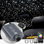 SUNKENET 16 W Starry Sky Car, 570 Pieces of (0.75 + 1.0 + 1.5 mm) x 4 m Starry Sky Fibre RGBW Blueto