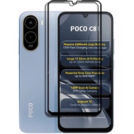 LAYAR Full Screen TEMPERED GLASS Protector poco C71/ C81 Pro Anti Static Full Cover Screen Protector