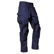 Summer G3 Tactical Pants Frog Clothes Pants Navy Blue Cycling Overalls Knee Pads Elastic Operation T