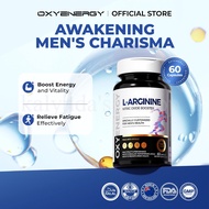 【BELI 3 PERCUMA 1】Oxyenergy L-arginine   60's includes L-citruline Zinc Men's Supplement Promote Spe