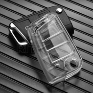 Soft TPU Car Key Case Full Cover Fob For VW Volkswagen Golf 7 MK7 Tiguan MK2 For SEAT Ateca Leon FR 