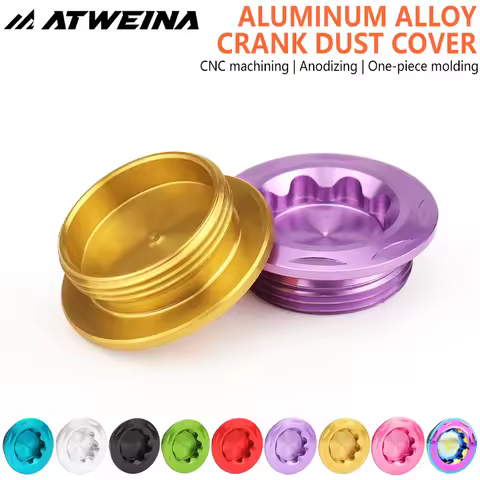 ATWEINA Aluminum Alloy Crank Cap CNC Craftsmanship Includes Hexagonal Tool Suitable For M4000M590M59