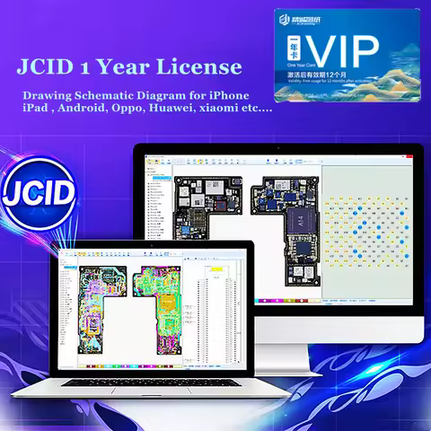 JCID Drawing Schematic Diagram Bitmap JC Drawing Card 1 Year License for iPhone Android Mobile Phone