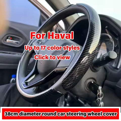 2019-2024 Car Steering Wheel Cover For Haval H2 H6 H6GT H8 H9 Jolion LUX Premium Ultra Hybrid Vanta