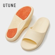 UTUNE Bathroom Non-slip Slippers for Pregnant Women Anti Fall Elderly Slippers Indoor Flat Slippers