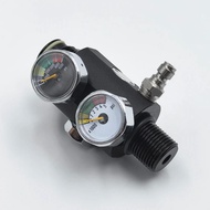 Fine craftsmanship HPA Regulator Dual Gauge Adjustable Pneumatic with Pin Fill Station Air Valve  Re