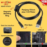 Nikon UC-E6 USB 2.0 mini-B data Cable 8 Pin 1.5M D7500 D7200 D3300 D3200 D5100 D5200 D5000 D5300 D55