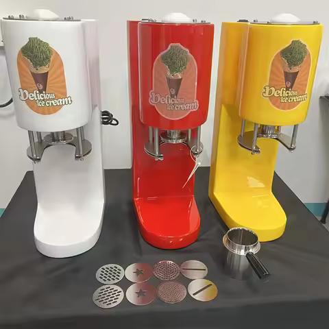 Noodle Ice Cream Machine Spaghetti Ice Cream Machine 4 Types Ice Cream Forming Machine Spaghetti Gel