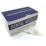 Set of 100 micro dental needles 27g x 21mm