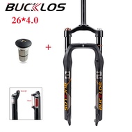 BUCKLOS Bicycle  Fork Suspension fork fat bike 26 inch Travel 120mm Lockout MTB Air Fork Disc Brake Bicycle Accessories