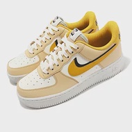 Nike 休閒鞋 Wmns Air Force 1 07 LX 女鞋 白 黃 黑 AF1 85 DX6065-171