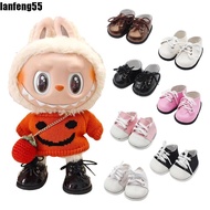 LANFENG 1 pair Labubu Canvas Doll Shoes, Kawaii 8.5cm/9cm Doll Leather Shoes, Doll Accessories Cute 