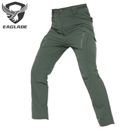 EAGLADE Tactical Cargo Pants for Men JTIX9SG In Green Stretchable