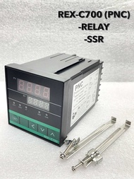 Digital 220V PID RELAY C700 Temperature Controller ขนาด72×72 REX-C700 ตัวควบคุมอุณหภูมิ 0-1300 องศา 