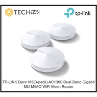 TP-LINK Deco M5(3-pack) AC1300 Dual Band Gigabit MU-MIMO WiFi Mesh Router (Whole Home Mesh WiFi System)
