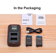 KingMa GoPro MAX Battery แบตเตอรี่ + แท่นชาร์จ GoPro Max Charger แบบ LCD แสดงผลที่จอ